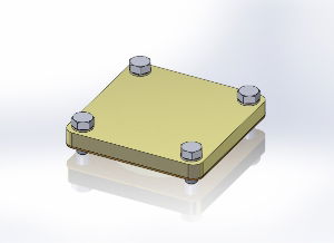 RIS-FLANGE4-BLANK (4in Blank Flange Assembly)