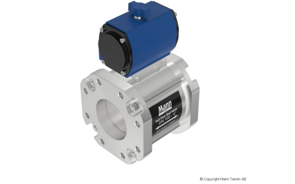 4" Full Flow Ball Valve -Ali,  Pneumatic SR Actuation, TW 3/100 Flange both sides, VITON Seals