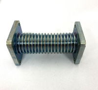 Flexible Connector - 2" x 1.5" SQ Flange ends - 160mm long