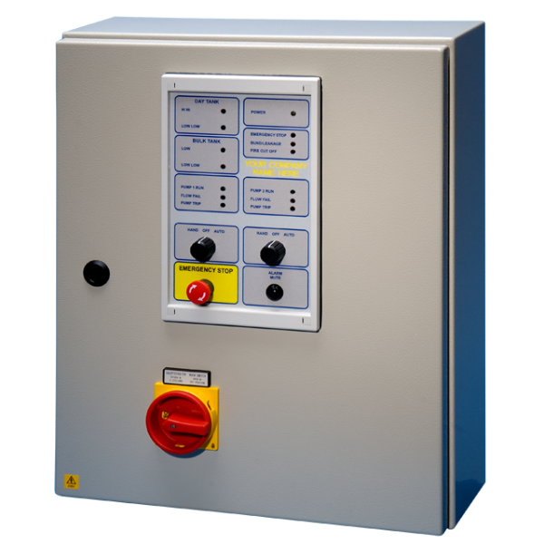 DAY TANK CONTROLLER - Modular Duty/Standby Controllers for diesel generator day tank pump and valve control with BMS outputs