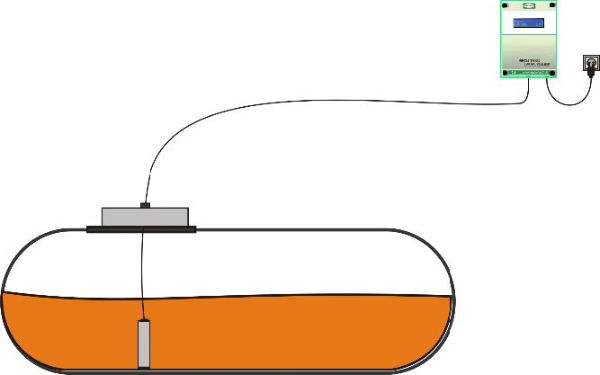 SECU Tank 250mbar Level Pressure Probe with 6m Cable